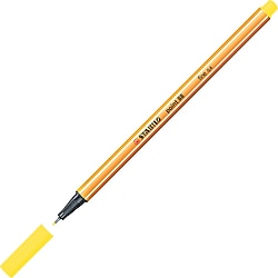 Stabilo Point 88 0.4 mm 88/024 Floresan Sarı Keçeli Kalem