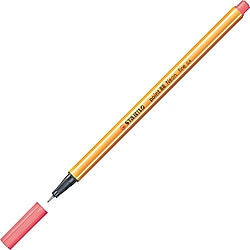 Stabilo Point 88 0.4 mm 88/040 Floresan Kırmızı Keçeli Kalem