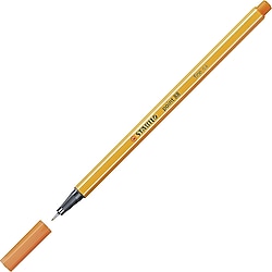 Stabilo Point 88 0.4 mm 88/30 Açık Alev Kırmızısı Keçeli Kalem