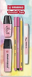 Stabilo Tek Renk Pastel Pembe 6'lı Kalem Seti