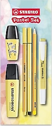 Stabilo Tek Renk Pastel Sarı 6'lı Kalem Seti