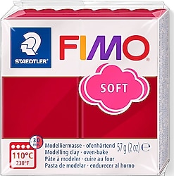Staedtler Fimo Soft 26 Cherry Red 57 gr Polimer Kil