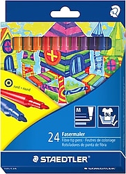 Staedtler Noris Clup 24'lü Keçeli Kalem Seti