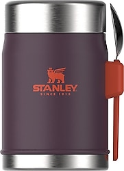 Stanley Klasik Kaşıklı Mor 0.40 lt Çelik Yemek Termosu