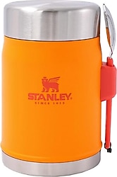 Stanley Klasik Kaşıklı Turuncu 0.40 lt Çelik Yemek Termosu