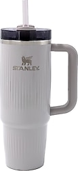 Stanley Quencher Fluted Gri 0.59 lt Pipetli Termos Bardak