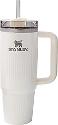 Stanley Quencher Fluted Krem 0.59 lt Pipetli Termos Bardak