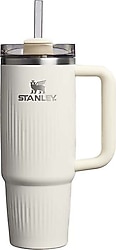 Stanley Quencher Fluted Krem 0.89 lt Pipetli Termos Bardak