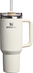 Stanley Quencher Fluted Krem 1.18 lt Pipetli Termos Bardak