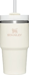 Stanley Quencher H2.0 Flowstate Krem 0.60 lt Pipetli Çelik Termos