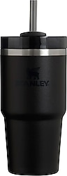 Stanley Quencher H2.0 Flowstate Siyah 0.60 lt Pipetli Çelik Termos