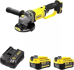 Stanley SFMCG400B Çift Akülü 4 Ah Taşlama Makinesi
