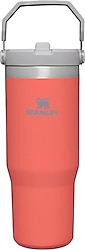 Stanley The Iceflow Flip Straw Açık Mercan 0.89 lt Pipetli Termos Bardak