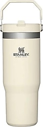 Stanley The Iceflow Flip Straw Krem 0.89 lt Pipetli Termos Bardak