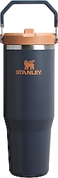Stanley The Iceflow Flip Straw Lacivert 0.89 lt Pipetli Termos Bardak