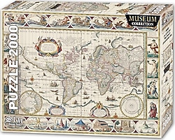 Star Dünya Haritası II 2000 Parça Puzzle