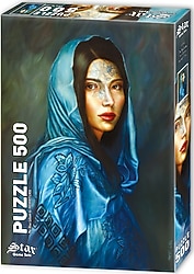 Star Mavi Zambak 500 Parça Puzzle