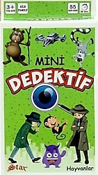 Star Mini Dedektif Hayvanlar Oyun Kartları