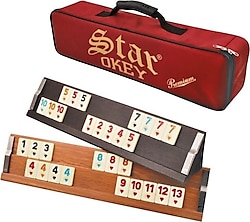 Star Premium Çantalı Ahşap Okey Takımı
