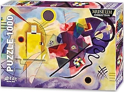 Star Sarı-Kırmızı-Mavi 1000 Parça Puzzle 1101001