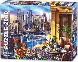 Star Uyumayan Şehir Brooklyn 2000 Parça Puzzle