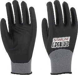 Starline E-111805 Köpük Nitril Eldiven 10 Numara