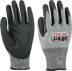 Starline E-145505 Kesilmeye Dirençli Poliüretan İş Eldiveni