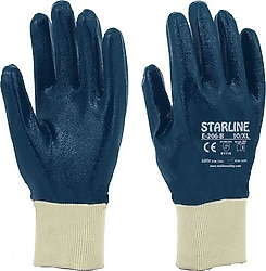 Starline E-206-B Mavi Nitril İş Eldiveni