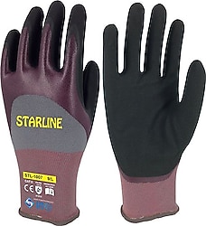Starline STL-1007 Köpük Nitril İş Eldiveni 9 Numara