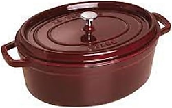 Staub La Cocotte Oval Bordo 27 cm Döküm Tencere