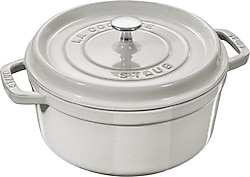 Staub La Cocotte Yuvarlak Trüf Beyazı 26 cm Döküm Tencere