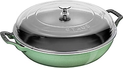 Staub Cam Kapaklı Ada Çayı 30 cm Döküm Sote Tenceresi