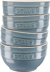 Staub Ceramics 14 cm 4'lü Kase Seti Antik Turkuaz