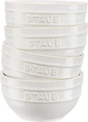 Staub Ceramics 14 cm 4'lü Kase Seti Ivory White
