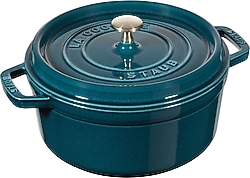 Staub La Cocotte Yuvarlak Akdeniz Mavisi 24 cm Döküm Tencere