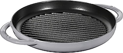 Staub Döküm 26 cm Çift Kulp Yuvarlak Izgara Tava