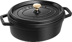 Staub La Cocotte Oval Siyah 27 cm Döküm Tencere