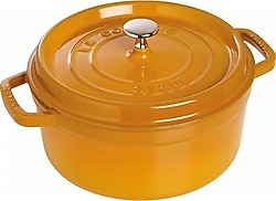 Staub La Cocotte Yuvarlak Hardal 26 cm Döküm Tencere