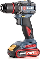 StechEnd SX12 Çift Akülü 2 Ah Kömürsüz Matkap