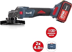 StechEnd SX44 Çift Akülü 4 Ah Avuç Taşlama Makinesi