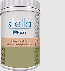 Bianca Stella 1 lt 2818 Ay Tozu Su Bazlı Saf Akrilik Boya