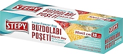 Stepy Büyük Boy Buzdolabı Poşeti 15'li