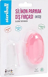 Steriball Silikon Parmak Diş Fırçası 0-3 Yaş Pembe