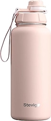 Stevig 1 Hand Leak-Proof Pembe 1 lt Çelik Termos