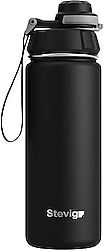 Stevig 1 Hand Leak-Proof Siyah 500 ml Çelik Termos