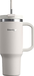Stevig 2 Moods Tuck-In Beyaz 900 ml Pipetli Termos Bardak
