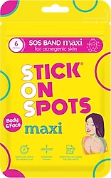Stick On Spots SOS Maxi Yüz ve Vücut 6 Adet Akne Bandı