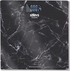 Stilevs BA-965 Tartar Siyah Cam Dijital Baskül