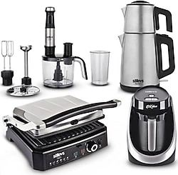 Stilevs STM80051 Inox Premium 4'lü Elektronik Çeyiz Seti