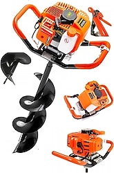 Stilmax STEA990 9900X 20 cm 9.9 Hp Benzinli Toprak Burgu Makinesi